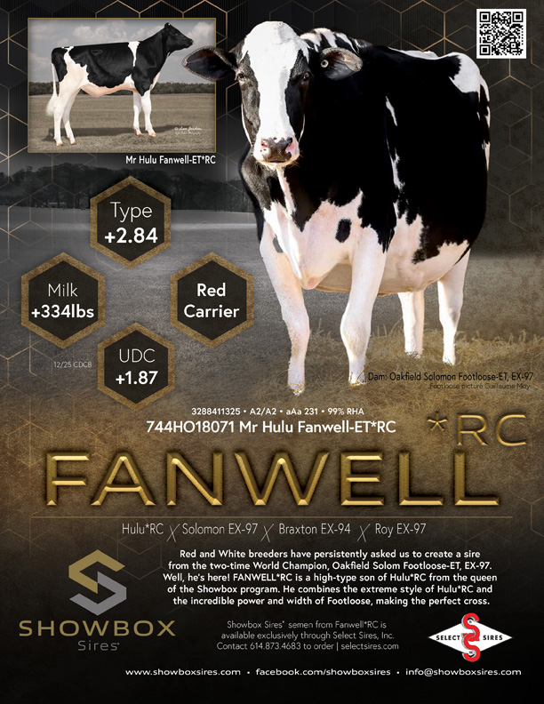Showbox Sires Releases Their Latest Bull FANWELL RC 744HO18071. dairybusiness.com/showbox-sires-…
