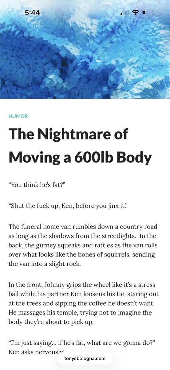 WINNloseordraw's tweet image. My Dad died and was hard to move.

Here’s the article he inspired:

tonysbologna.com/2025/12/10/the…

#WritingCommunity #comedywriting