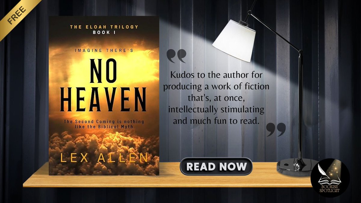 eevalancaster's tweet photo. #Read NO HEAVEN by LEX ALLEN and start the Eloah Trilogy for #FREE
https://t.co/jU5Y2gp7I3
IMAGINE there's NO HEAVEN... can you?
Get your copy!
@lexallenbooks
#FREEBOOK #religiousfantasy #scifi #mystery #paranormal
#bookboost #IARTG #mustread #kindlebook #bookworms https://t.co/Kzayf62F7U