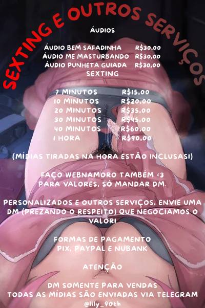 💋 𝚆𝚎𝚕𝚌𝚘𝚖𝚎 𝚍𝚊𝚍𝚍𝚢 🔥

♥️ NÃO FAÇO: (𝑪𝑯𝑨𝑴𝑨𝑫𝑨 𝑫𝑬 𝑽𝑰́𝑫𝑬𝑶/𝑬𝑵𝑪𝑶𝑵𝑻𝑹𝑶𝑺) ♡⁠˖

 ♥️ 𝑵𝑨̃𝑶 𝑴𝑶𝑺𝑻𝑹𝑶 𝑶 𝑹𝑶𝑺𝑻𝑶 ⚠️

✨ (𝑸𝑼𝑨𝑳𝑸𝑼𝑬𝑹 𝑫𝑼́𝑽𝑰𝑫𝑨 𝑵𝑨 𝑫𝑴)✨

 💋 𝚅𝚊𝚕𝚘𝚛𝚎𝚜 𝚍𝚘𝚜 𝚌𝚘𝚗𝚝𝚎ú𝚍𝚘𝚜