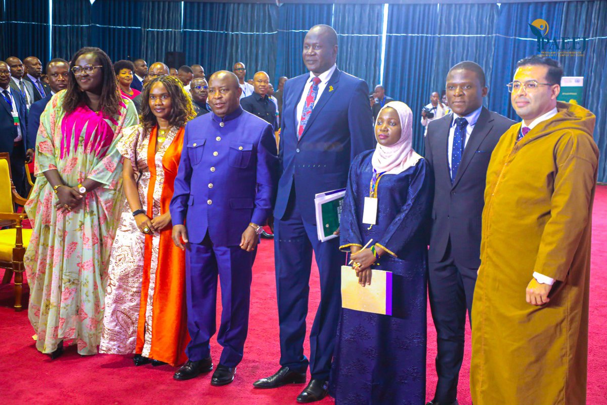 AU_AYAPs's tweet photo. A key highlight of Day 1 was the intervention of the five AU #AYAPs, representing the five regions of the continent. Each AYAP presented the state of the YPS Agenda in their respective regions, outlining progress, remaining gaps, and strategic priorities. 4/8
#AYAPs #YouthVoices https://t.co/PZr7ryKZqo