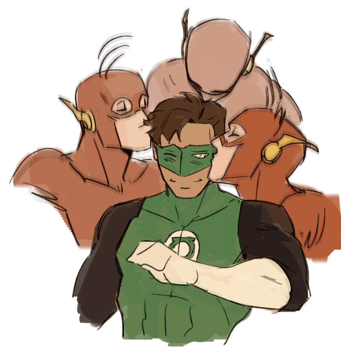 renviary's tweet image. finally some halbarry!

#dc #haljordan #barryallen