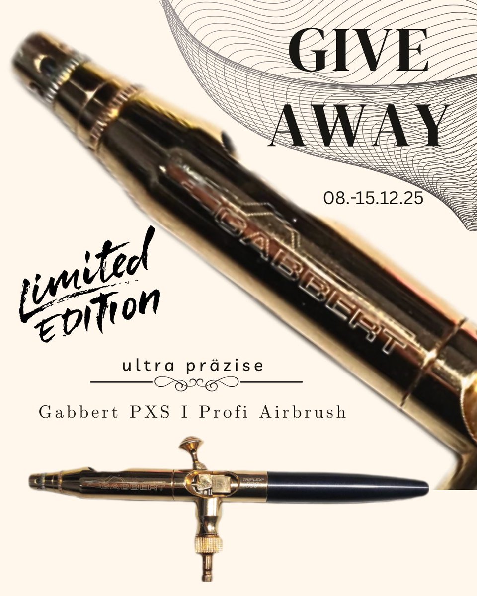 aurelie_schick's tweet image. 》》》》Giveaway 《《《《
Follow my Instagram account aurelie_schick
Like the post
Comment and tag a friend 
The prize draw ends on 15 December at 8 p.m. 

#Airbrush #miniaturepainting #painting