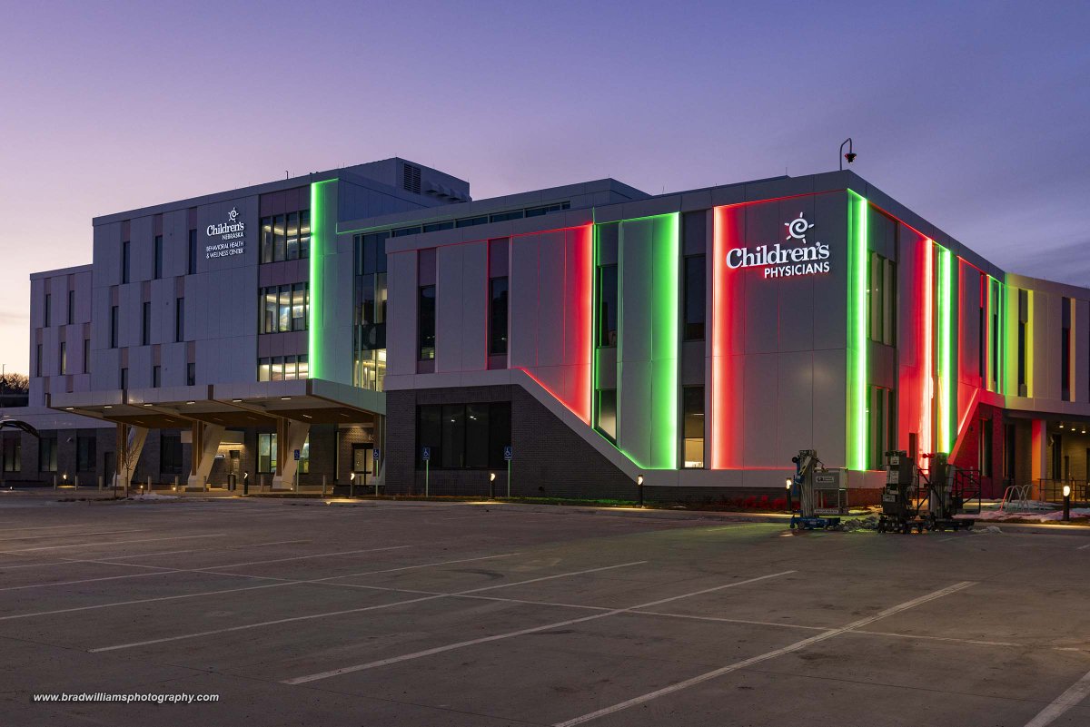 The new Behavioral Health &amp; Wellness Center at Children's Nebraska is today's featured project:  growomaha.com/projects/  Photo by <a href="/bradwphoto/">Brad Williams Photo</a>