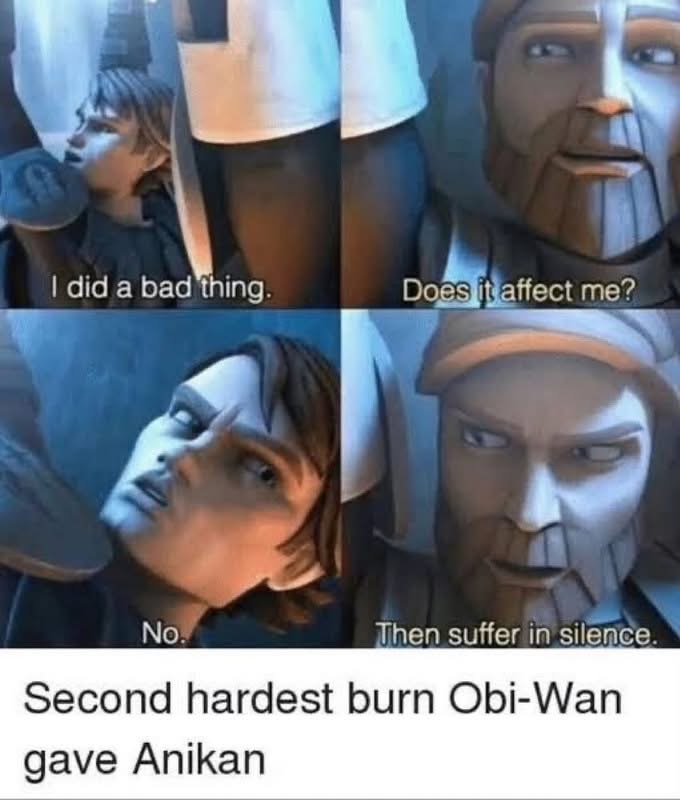Boom! Roasted! 🔥 #StarWars