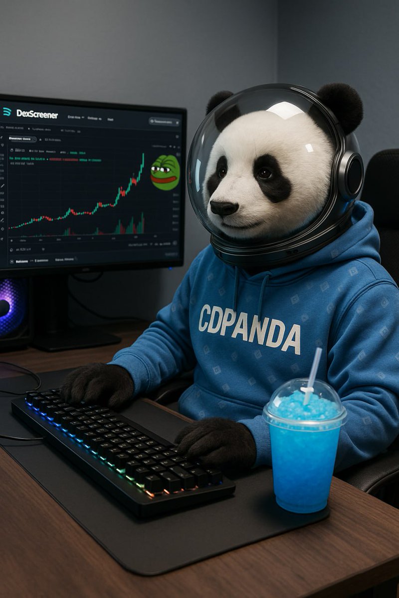 Triple_y09's tweet photo. @SolidTradesz The ticker is $CDPANDA. Low market cap and maximum potential is the definition of the Genesis play. The Base Chain Legends have the unbreakable conviction that maxes out the community score. The Helmet Stays ON. 🚀🐼 https://t.co/jtue3wenrn