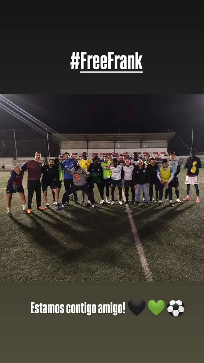 Ojalá te dejen ser feliz haciendo lo que + te gusta donde TÚ quieras. No hay derecho a q a 1 jugador le quiten la libertad de hacer lo que le gusta. Poneros en situación que es vuestro hijo y le prohíben hacer lo que + le gusta… pues eso le está pasando a nuestro compañero Frank