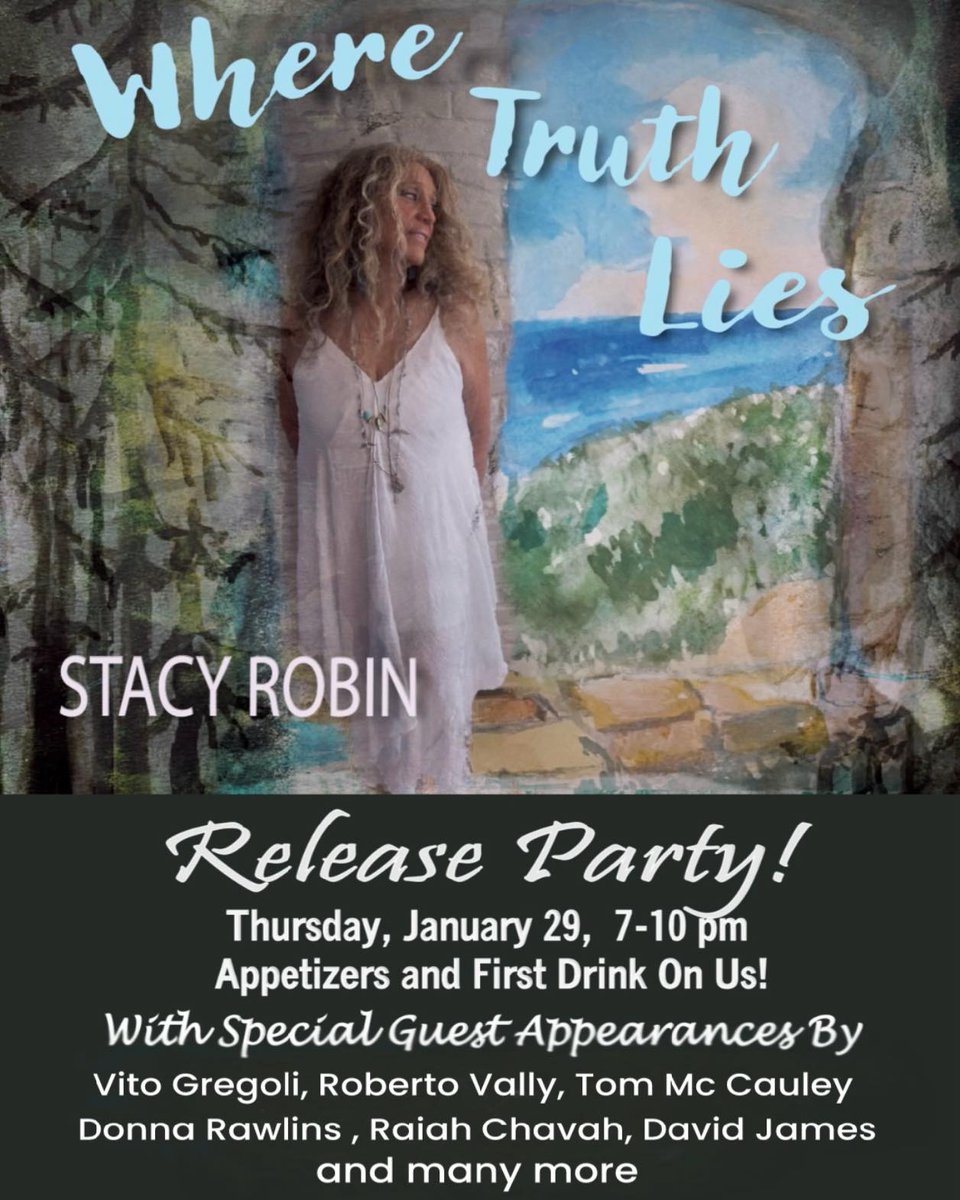 stacyrobinsongs's tweet photo. LA Friends! Save the date! Thurs, Jan 29th, 7-10 PM.
Join me at my 'Where Truth Lies' CD Release Party! at Robby's West Hollywood.
Hope to see you there!
#StacyRobin #StacyRobinSongs #WhereTruthLies #NewMusic #CDReleaseParty https://t.co/OtXj69Qtf9