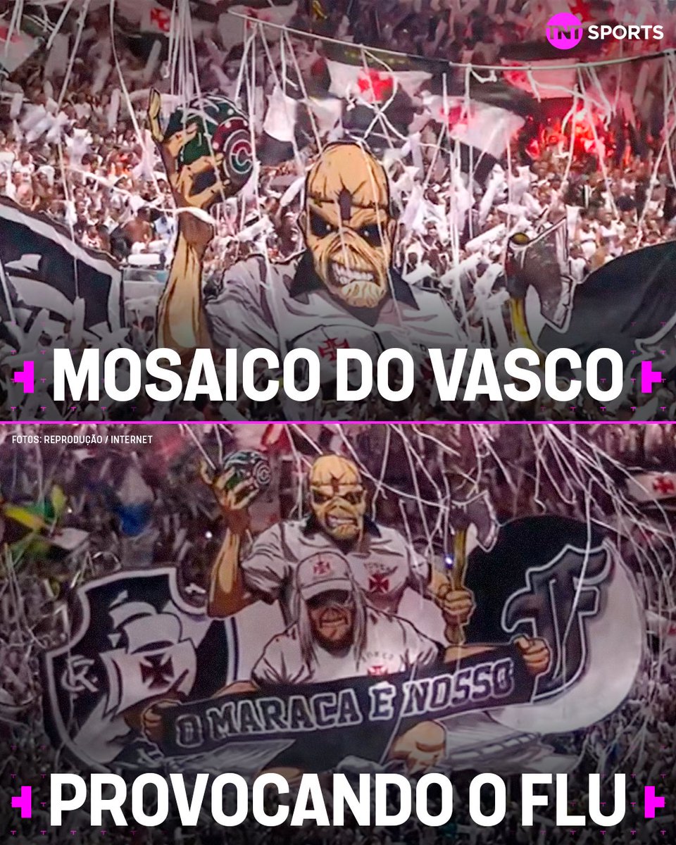 OLHA O MOSAICO DO VASCO! 👀💢
A torcida cruzmaltina levantou um baita mosaico provocando o Fluminense com a letra "C" e a frase "O Maraca é nosso"! #CopaBetanoDoBrasil #FutebolBrasileiro #TR