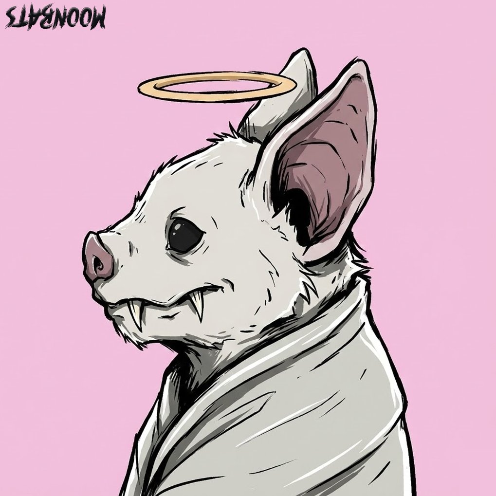 When you spot that white Angel MoonBat, you know the vibe just went heavenly! Angels show up when the energy is right....and if you know who the white angel Moonbat is, then you KNOW he’s one of the real ones!

Stay blessed, keep smiling, and keep flying high!😇🦇
#MoonBats4Life