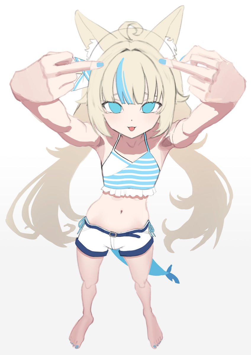 she finally got control of her middle finger again xD
#sabart #WIP