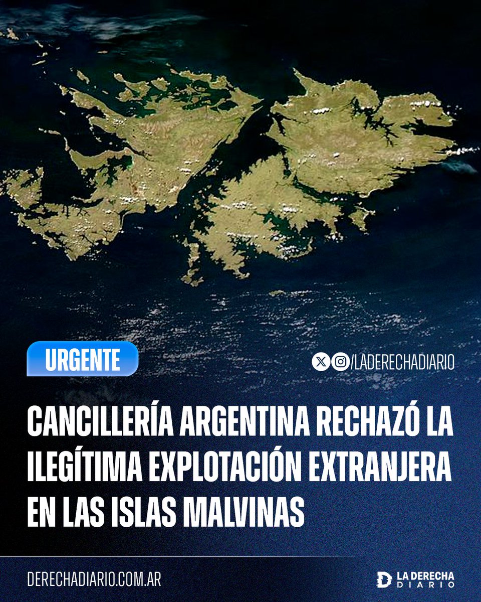 laderechadiario's tweet photo. 🚨🇦🇷🇬🇧��🇱 | #URGENTE Cancillería Argentina rechazó fuertemente la ilegítima explotación petrolera israelí y británica en las Islas Malvinas: "La República Argentina expresa su más enérgico rechazo a la pretendida “Decisión Final de Inversión” anunciada por las ilegítimas licenciatarias Rockhopper Exploration Plc, de origen británico, y Navitas Petroleum Development and Production Limited, de origen israelí, para el desarrollo del yacimiento “Sea Lion” ubicado en la Cuenca Malvinas Norte, costa afuera de las Islas Malvinas, sin contar con los permisos de la autoridad competente argentina".