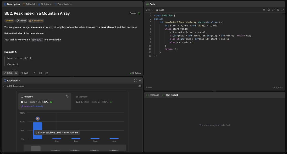 KartikeGupta9's tweet image. day 4/365      
leetcode        
ps: open to suggestions👇 

#LeetCode #dailyliferoutine #365days