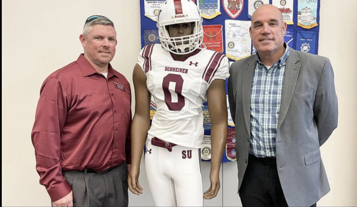 #AGTG after a great conversation with <a href="/coachkeithallen/">Keith Allen</a> i am blessed to recieve an offer from <a href="/SchreinerU/">Schreiner University</a> football

<a href="/Coach_Coats/">Kyle Coats</a> <a href="/CoachHooten/">Josh Hooten</a> <a href="/glang_64/">Garrett Langthorp</a>