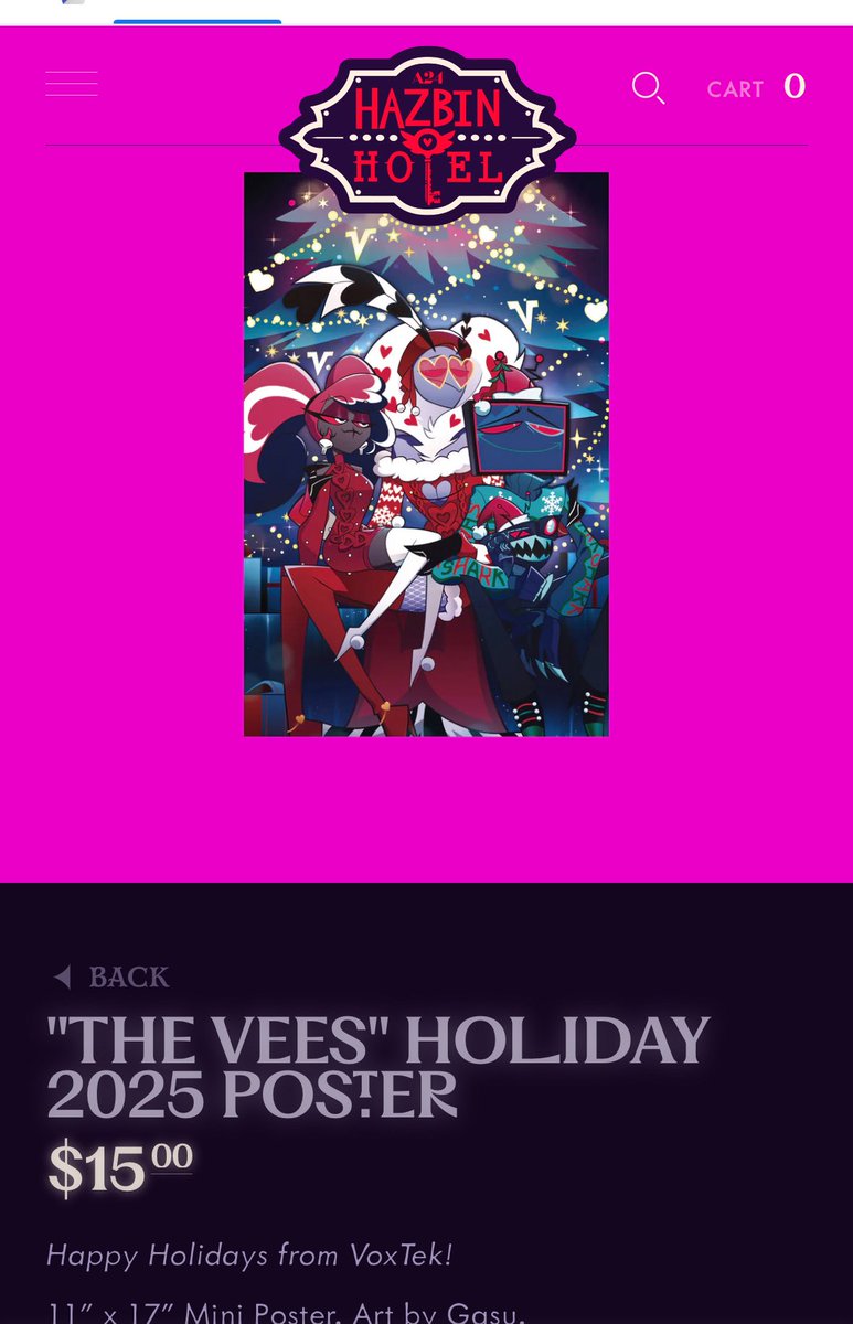 hazbinhotel.com/products/the-v…
ポスターでてるー！