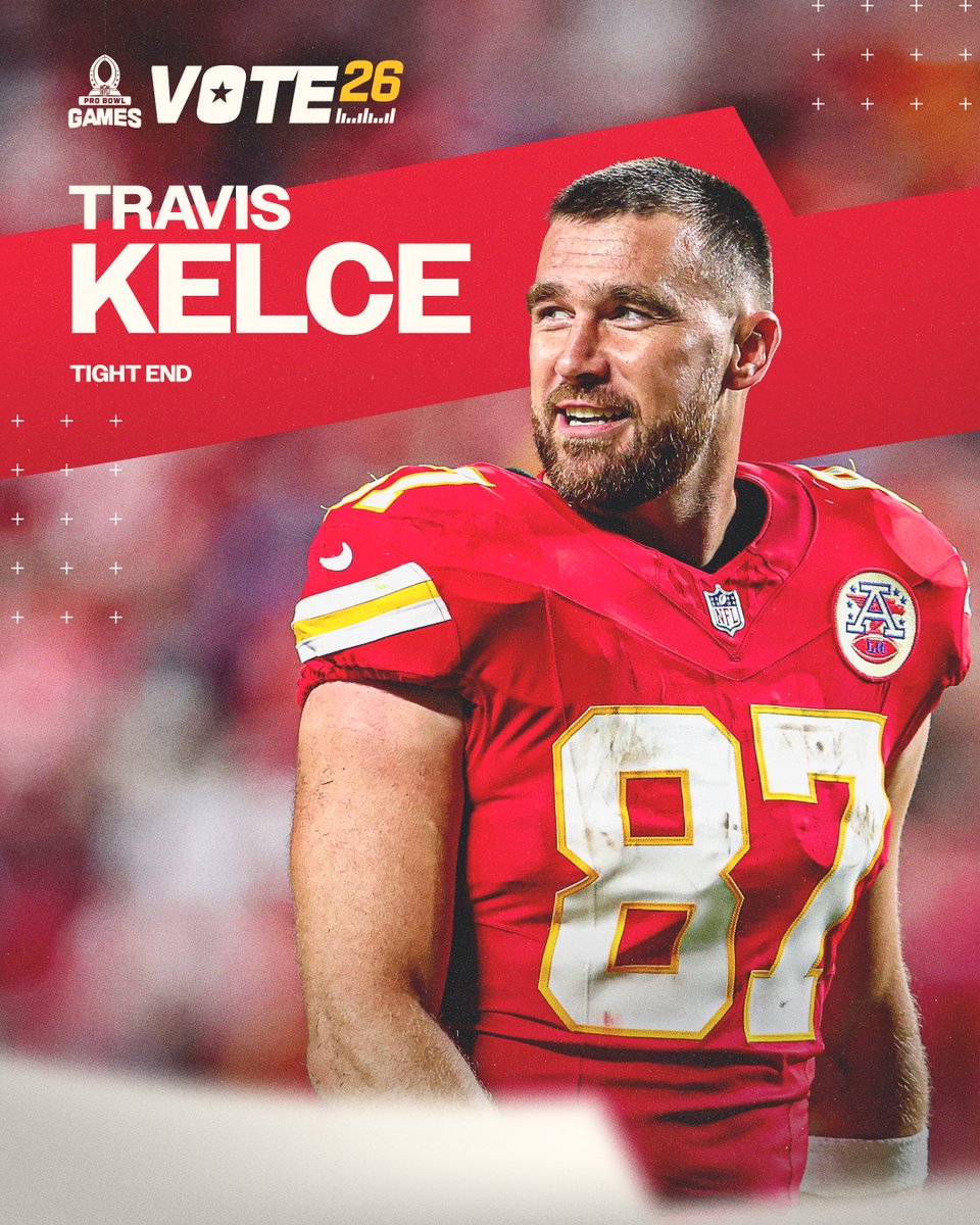Let's keep this rolling. Send Travis to his 11th consecutive Pro Bowl with your retweet!
@tkelce x #ProBowlVote x #WPMOYChallenge