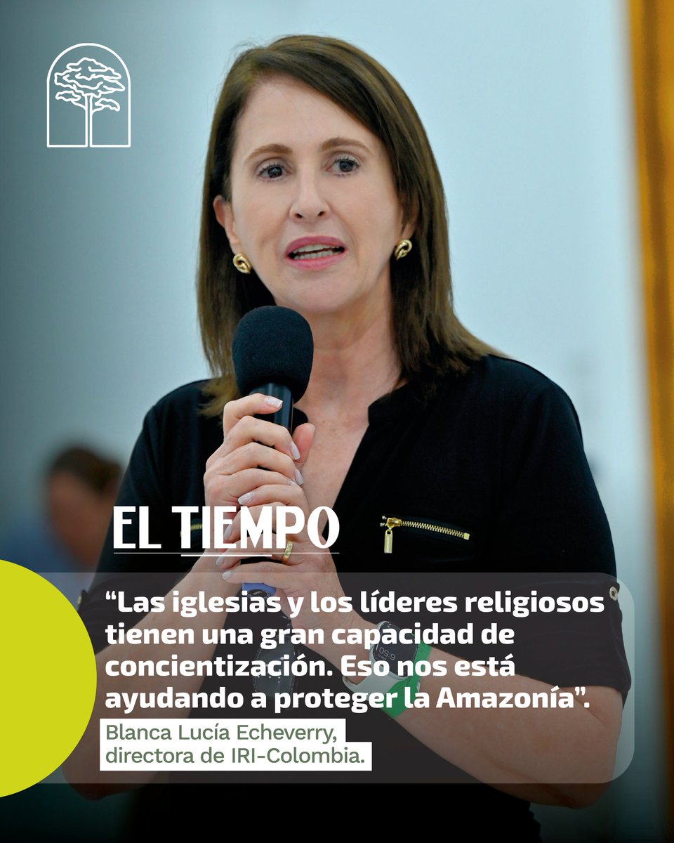 La Amazonía necesita todas las voces, pero hay una que históricamente llega a donde otros no: la voz de las comunidades de fe.

En una reciente entrevista con El Tiempo nuestra directora, Blanca Lucía Echeverry, resalta la enorme capacidad que tienen líderes religiosos para