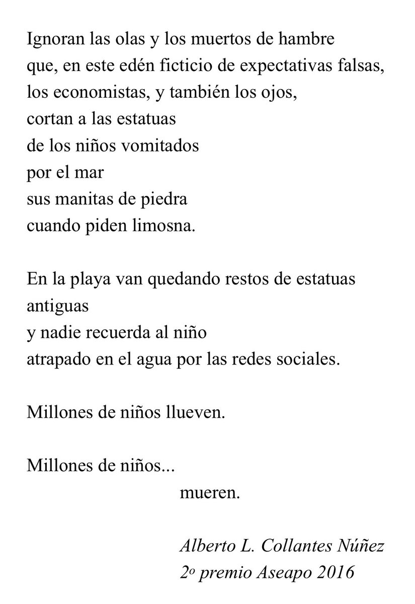 Halvertix1's tweet image. #Aylan #niundíasinpoesía.