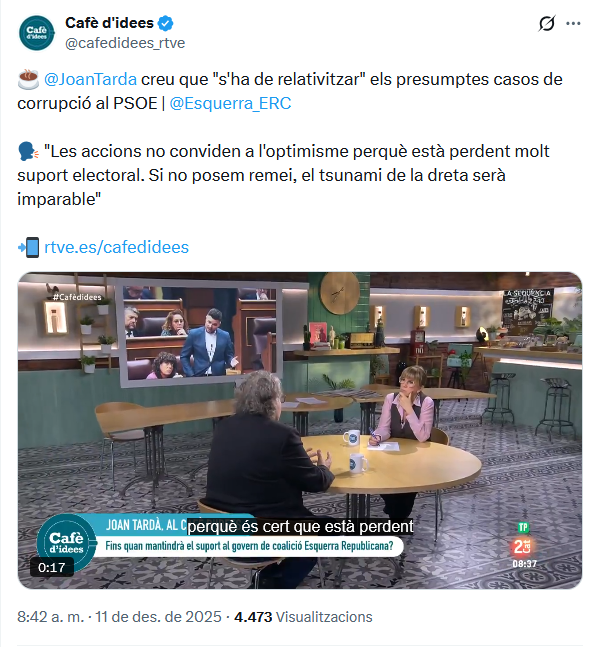 El mateix dia a la mateixa entrevista. 🤷