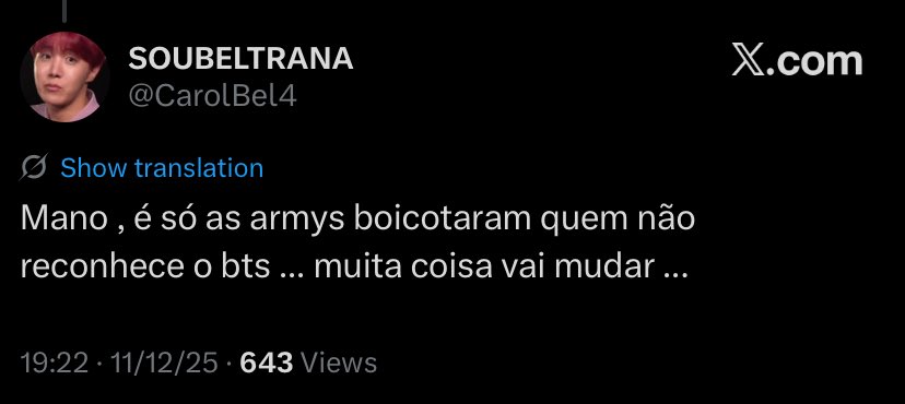 todo dia army passando vergonha tweet media