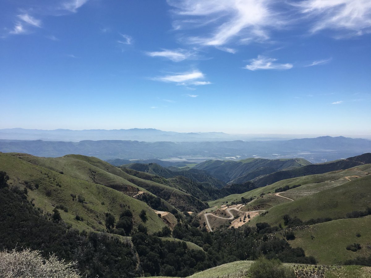 View from the Los Padres National Forest