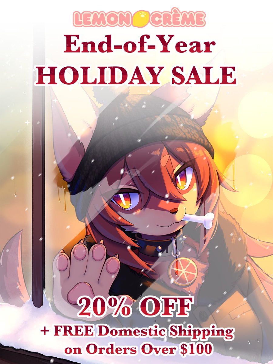 Our yearly sale is live! Get 20% off until 12/17 on most items, and use code FREESHIP for free US shipping on orders over $100 🍋