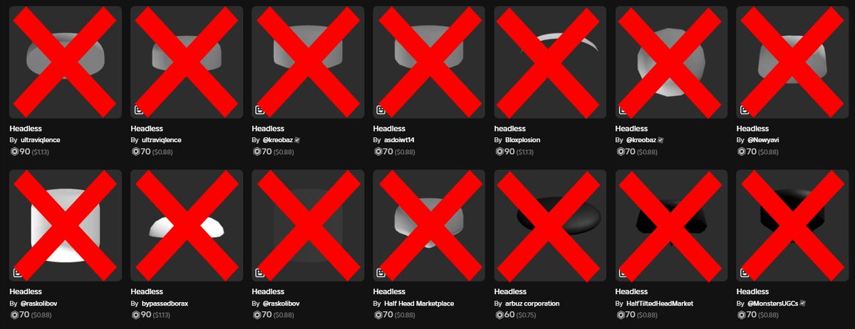 RoGameNews's tweet image. Starting today, Roblox will be removing partially or fully invisible heads from the Avatar Marketplace for violating Marketplace policies. Refunds will be available.

Learn More: devforum.roblox.com/t/4144715

#RobloxDevs #RobloxDev #RobloxUpdate #RobloxUGC #Roblox #New