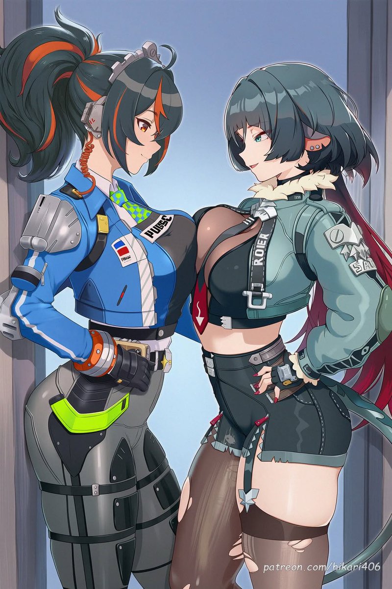 Hikari__Illust's tweet image. Doorway Meeting 🐀
#ZenlessZoneZero SFWイラスト