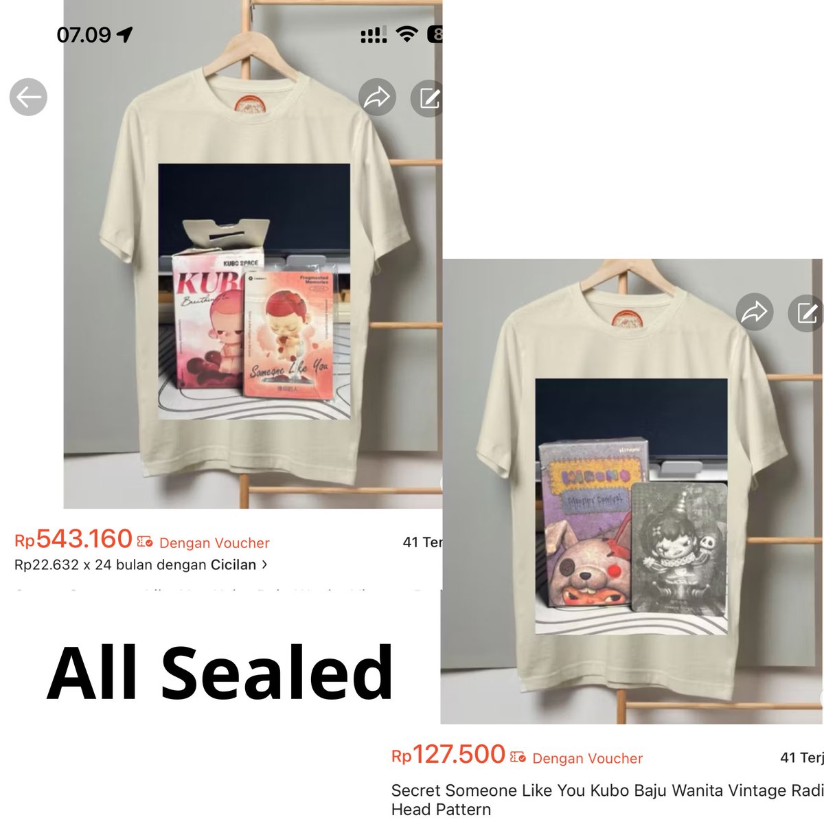 SlechStore's tweet image. #WTS
hirono creepy clown seal 127,5k
kubo someone like you seal 550k
bisa nego tipis
link co di repplyy