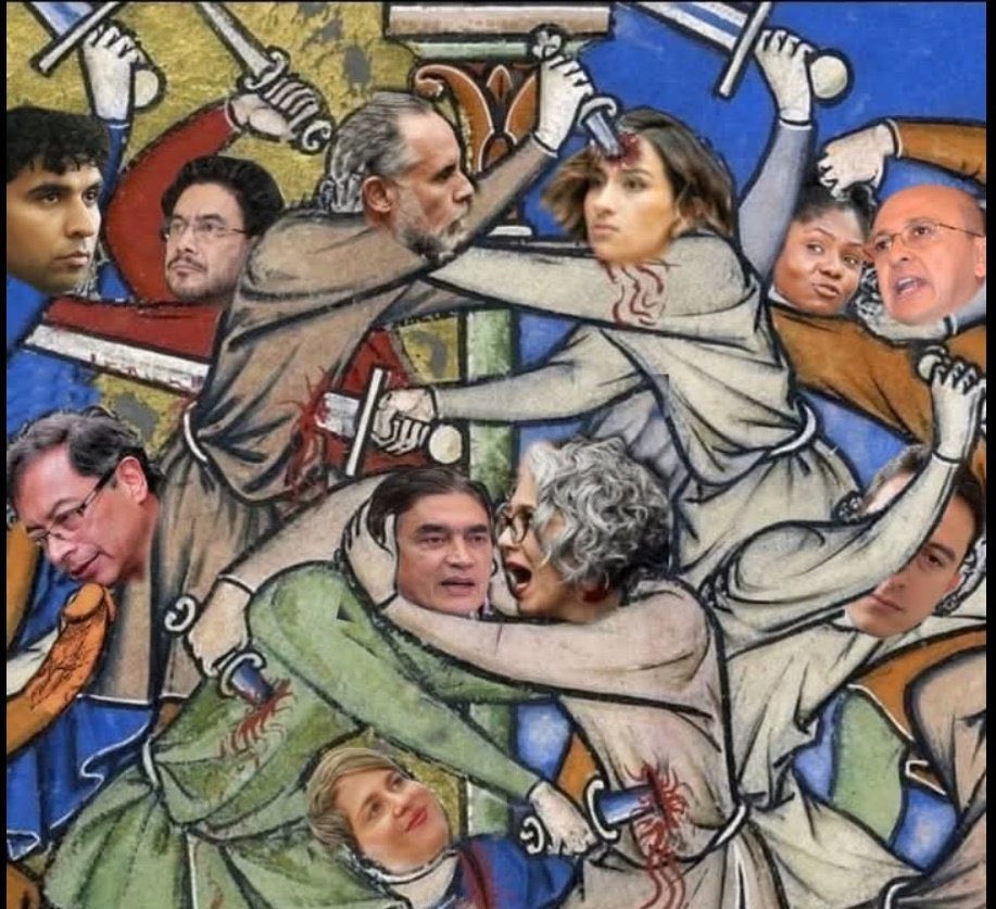 - Angie Rodríguez denuncia a Carlos Carrillo.

- Armando Benedetti denuncia a Carlos Carrillo.

- Carlos Carrillo denuncia a Angie Rodríguez.

- Carlos Carrillo denuncia a Armando Benedetti.

- Alfredo Saade denuncia a Laura Sarabia.

- Alfredo Saade denuncia a Armando Benedetti.