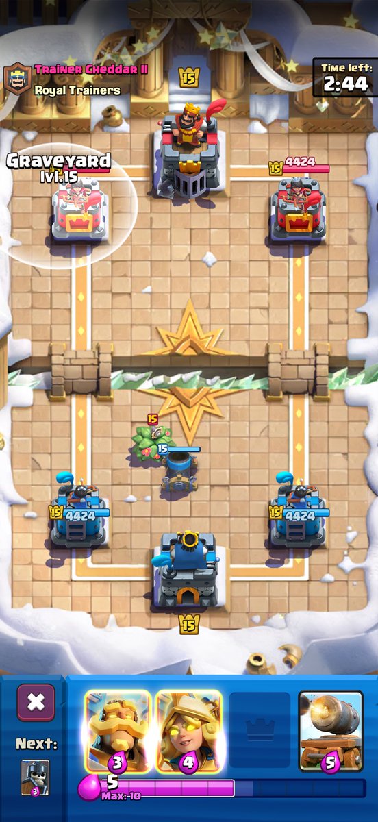 Last time I played the game the image on the left was the graveyard placement. Now I see people placing it one tile higher like the image on the right. What changed?