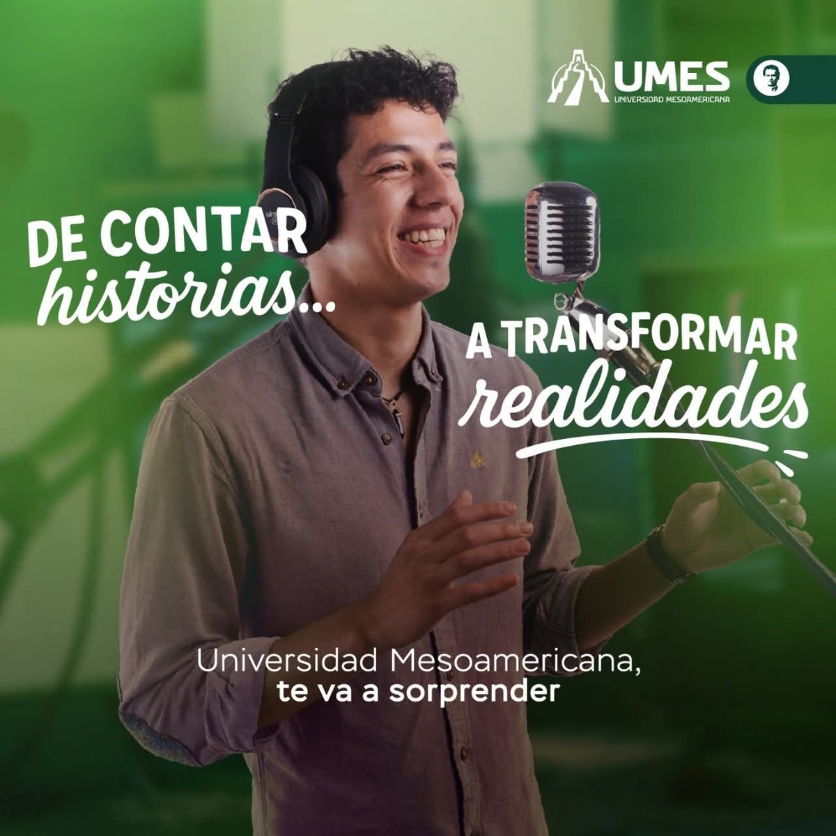 lavozdexela's tweet photo. En la Universidad Mesoamericana formamos profesionales con vocación que transforma vidas.
Descubre más de 30 carreras y prepárate para sorprender al mundo.

3 sedes |  https://t.co/nyM0fRaqzr
#UMES #UniversidadMesoamericana #VocaciónQueTransforma #TeVaASorprender https://t.co/j9IDuCqNc6