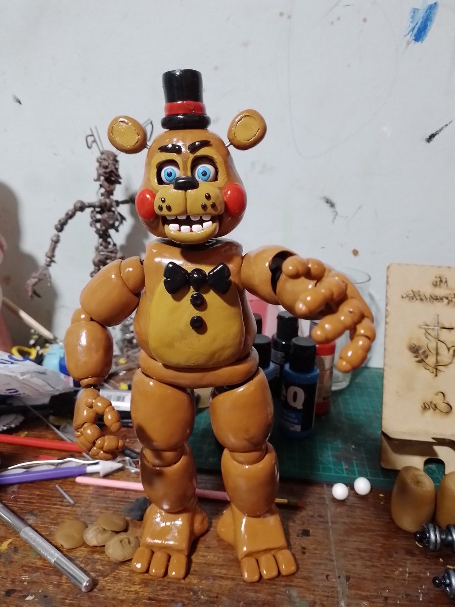 Toy freddy articulado 
(La cabeza no es la mejor pero cumple) #fnaf2movie