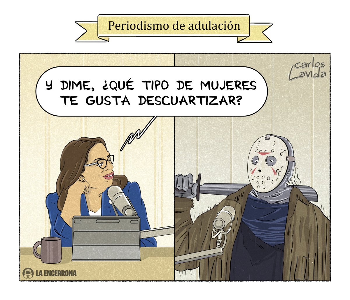 carlosLavida83's tweet photo. 🤦‍♂️"Periodismo de adulación"
Mi viñeta de hoy para LaEncerrona https://t.co/A4mw2pJT4A