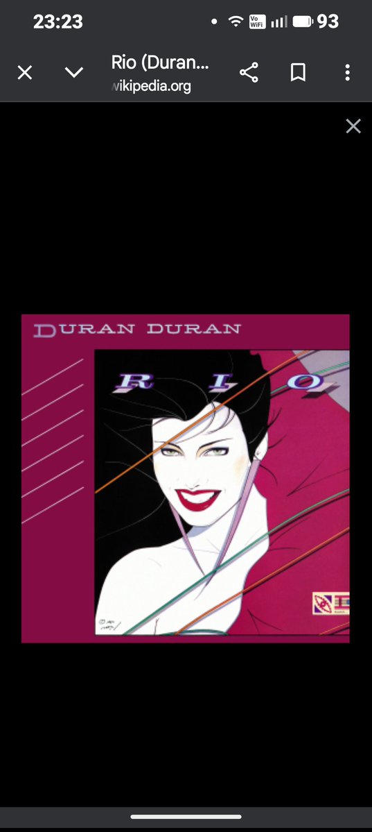 Is Sarwar in front of a Duran Duran album