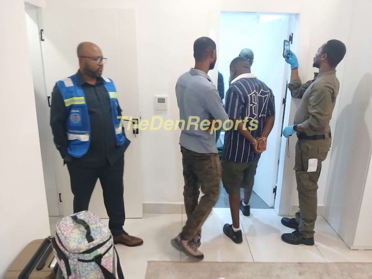 The moment Cyber security Boss, Mr. Divine Selasi Agbeti lead a major sting operation resulting in the arrest of Abu Trica and other suspected individuals involved in a multimillion dollar romance scam syndicate.