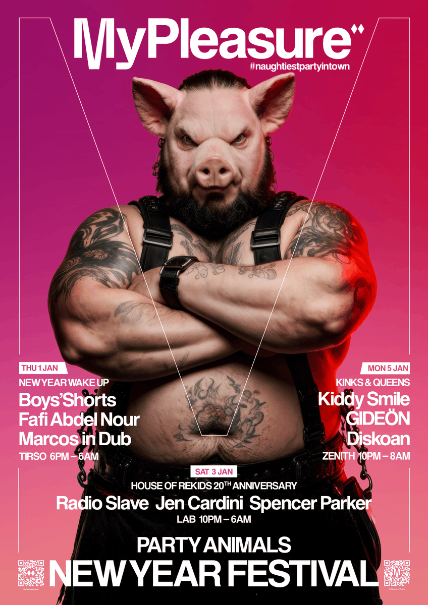 mypleasure_es's tweet photo. NEW YEAR FESTIVAL 🐷 FULL LINE UP https://t.co/SKSSZJjHUY