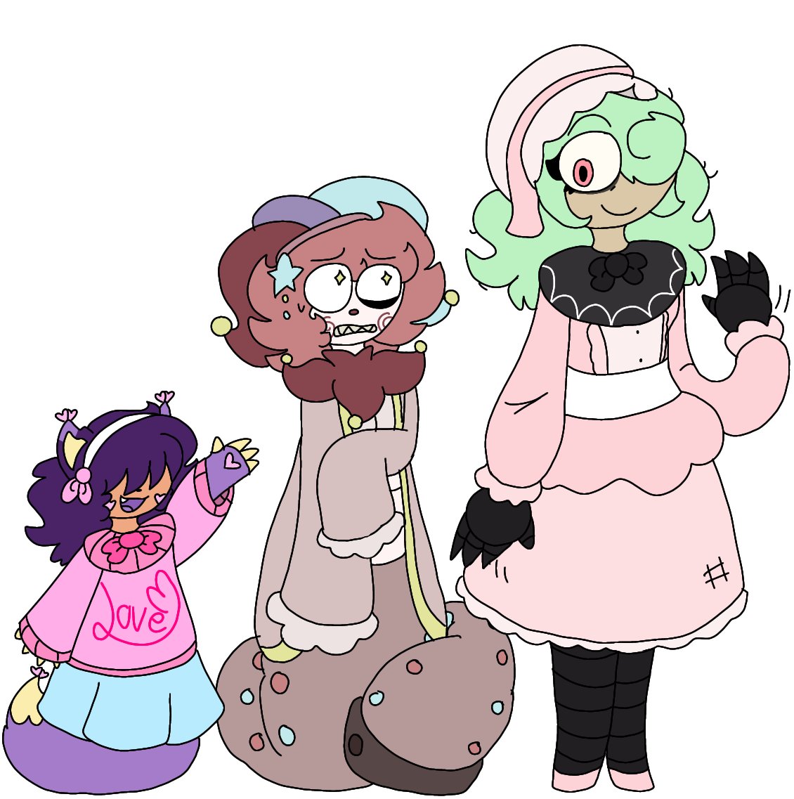 DrizzleLavender's tweet photo. This is funny because wdym they used to be Poppy Playtime OCs until they became part of my story lmao #ocartist #ocart #digitalart https://t.co/4O4dRhhK5i