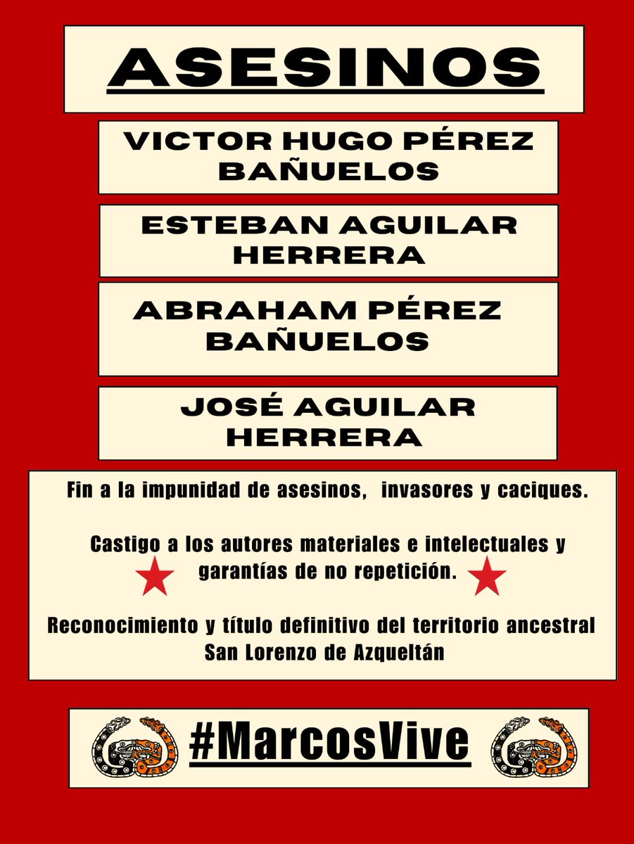 Nombramos a los agresores porque el silencio protege al poder.

#JusticiaparaMarcos
#DignidadAzqueltán