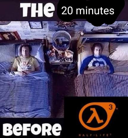 fabian_clock's tweet photo. t-minus 15 minutes for half life 3 https://t.co/os7CngIB6p