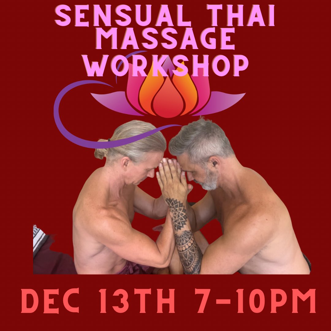 Nudeyogalife's tweet photo. Men’s Thai Massage and Cuddle party workshop live in Tampa with Justin and Chad Dm me for sign up Dec 13 7-10 pm 
#mensmassage #lingum #tantra https://t.co/CrJeMj2x1D