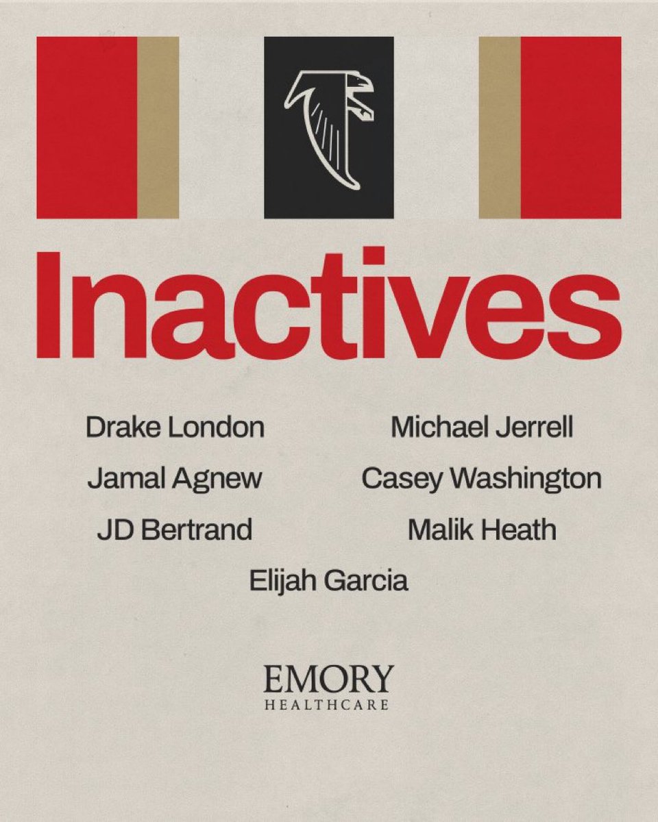 Falcons TE Kyle Pitts is active tonight.