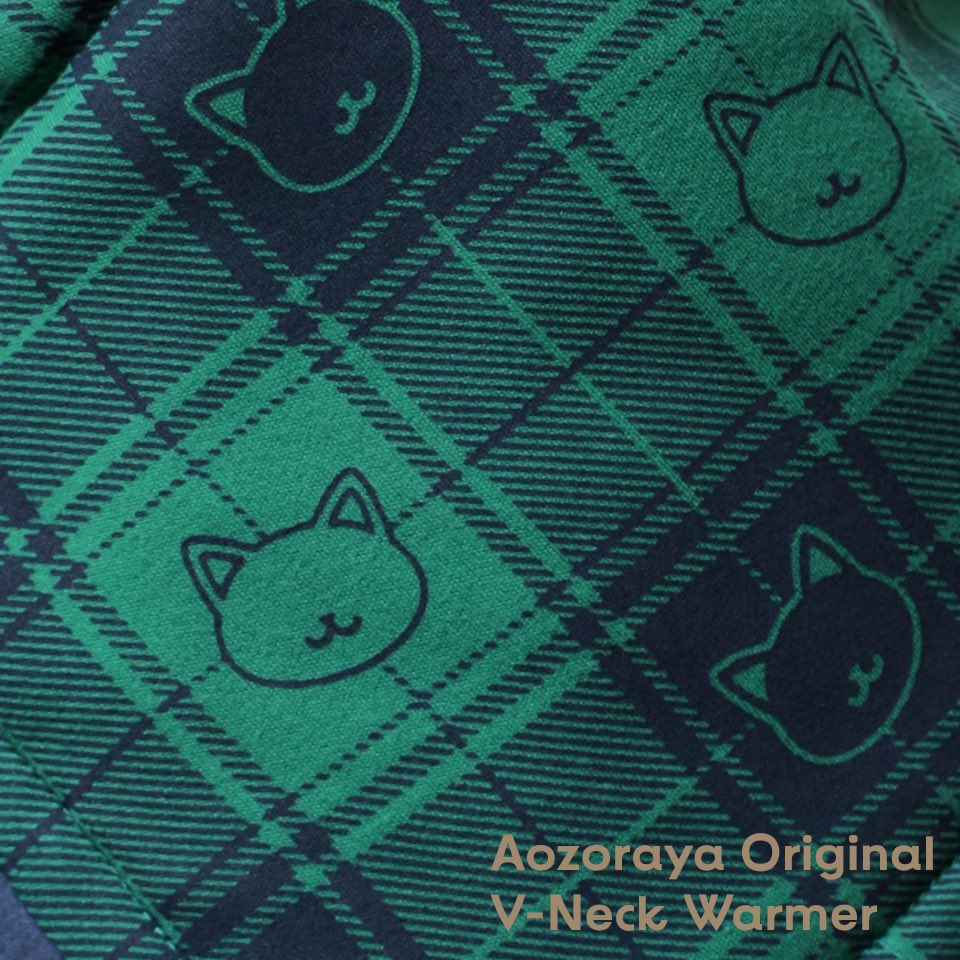 中綿入りでふっわふっわの肌触り最高な『タータンニャック』Vネックウォーマーのグリーンバージョンはコチラ↓

12月13日（土）・14日（日）
にゃんクリエイターズ
『冬のアートギフト展』
2k540マルチスペース〈入場無料〉