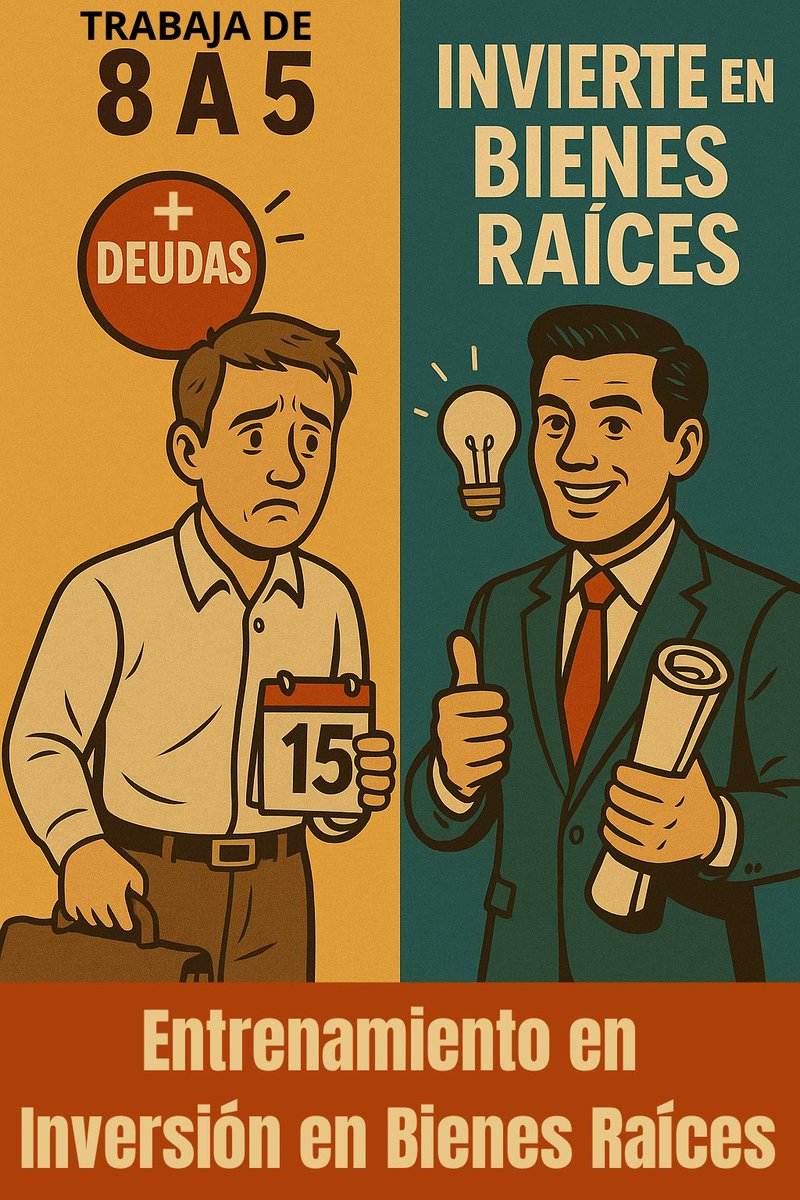 CdeInversionIn's tweet photo. 📉 El mercado cambió: invertir sin estrategia no es opción.
Para crecer en bienes raíces, necesitas educación, análisis y método.

No se requiere capital ni experiencia.
Solo estrategia.

📌 Dos caminos:
1️⃣ Lo haces tú o te enseño
2️⃣ Lo haces conmigo o te acompaño

👇 Empieza hoy https://t.co/NmJzIa3q93
