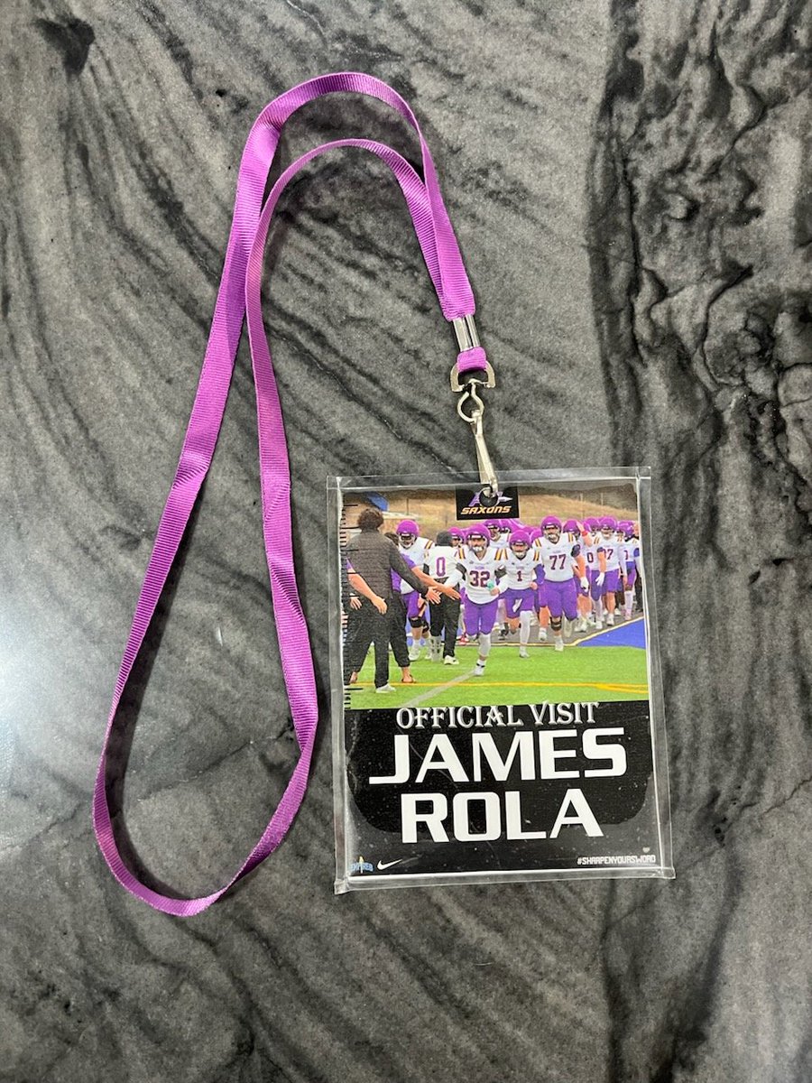 Had a great day at <a href="/AUSaxonFootball/">Alfred U Football</a> on my Offical Visit learned a lot about academics, culture, and team!! Thank you <a href="/Coach_Rankl/">Bob Rankl</a> and <a href="/Coach_Bailey2/">Curtis Bailey</a> for having me! <a href="/VSEAthletics/">VSE Athletics</a> <a href="/wny_football/">WNY Football</a>