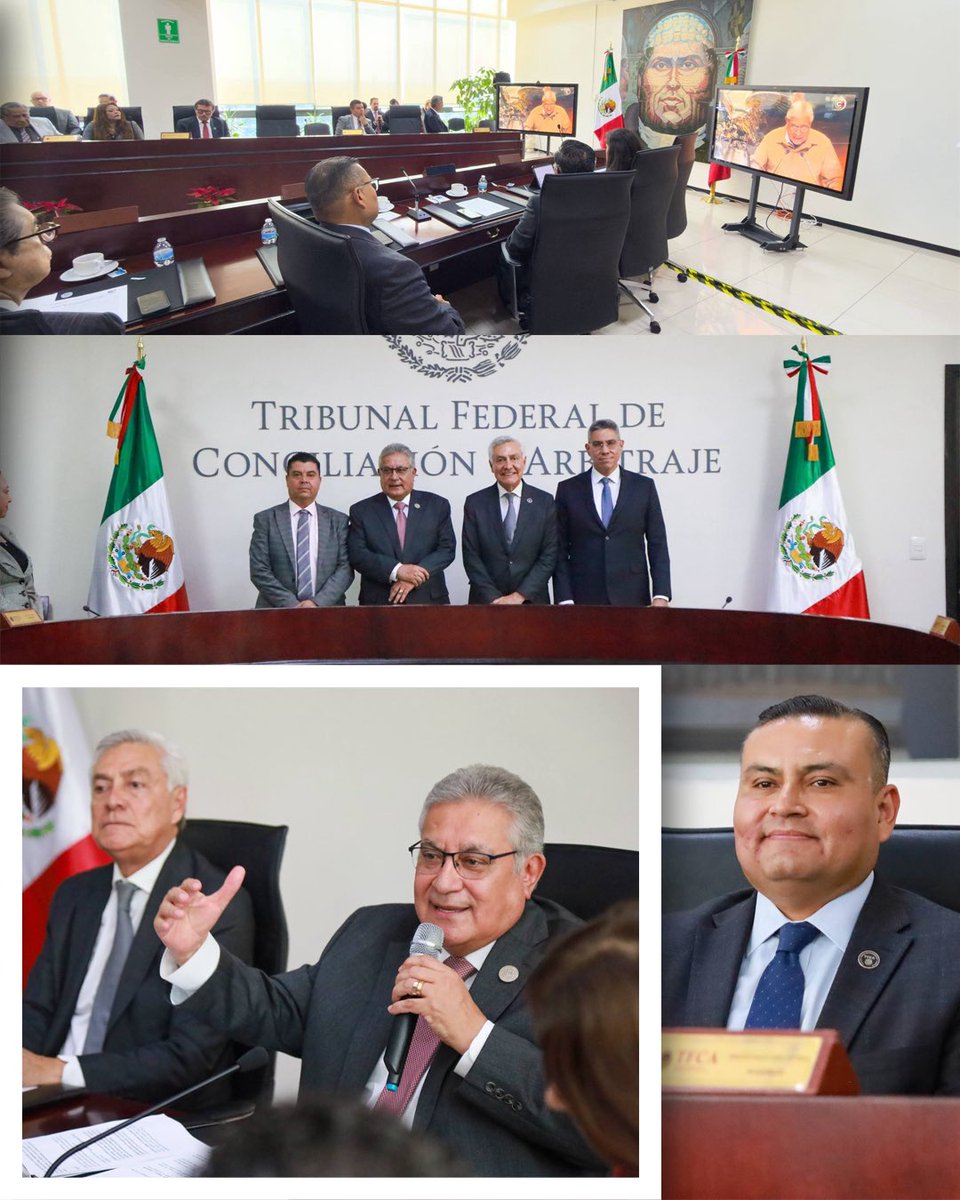Fue un honor estar presente en el pleno de la última sesión ordinaria del año 2025, por invitación del magistrado <a href="/CristobalAriaSo/">Cristóbal Arias Solís</a>, en la sede del <a href="/TFCA_mx/">Tribunal Federal de Conciliación y Arbitraje</a>. 

Compartimos la presentación de la reforma a la Ley Federal de los Trabajadores al Servicio del Estado, aprobada por