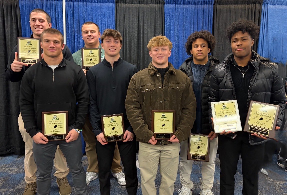 GrantPillar's tweet photo. Honored to be selected 1st Team All-Conference Linebacker.  @Coach_LeDonne  @AnthonyMorocco3 https://t.co/ErrVp7kwvF