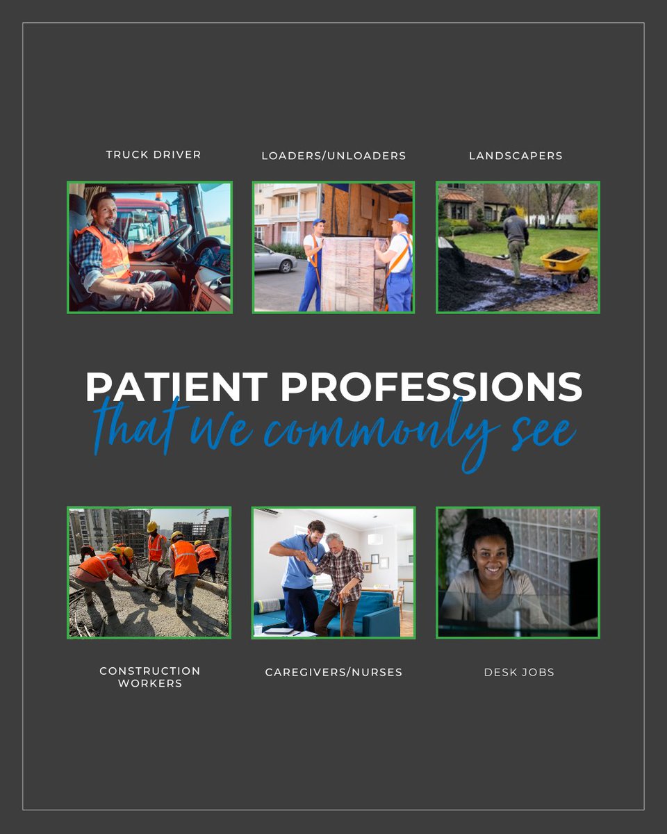 Integra_Health_'s tweet photo. Some jobs take a bigger toll on the body than others — and we see it every day in the clinic.

#integrahealthcare #chiropracticcare #injuryrecovery #occupationalhealth #northshorewellness https://t.co/HVfAxxF5aP