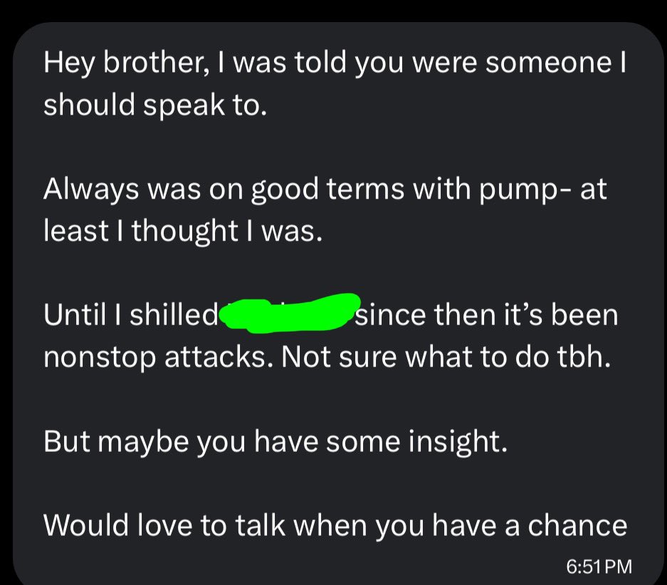 STACCoverflow's tweet image. comment below or dm if the cabal has plausible attacked you. 

This is not engagement bate i am genuinely curious.