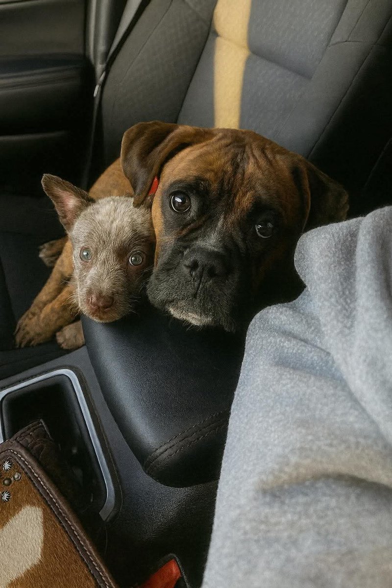 CrazyVibes_1's tweet image. I walked into the shelter thinking I already knew who I was bringing home—a gentle Boxer with those soft, soulful eyes I hadn’t been able to forget. 🐶❤️ I pictured him trotting over the moment he saw me, ready to leave the shelter life behind.

But when the kennel door opened……